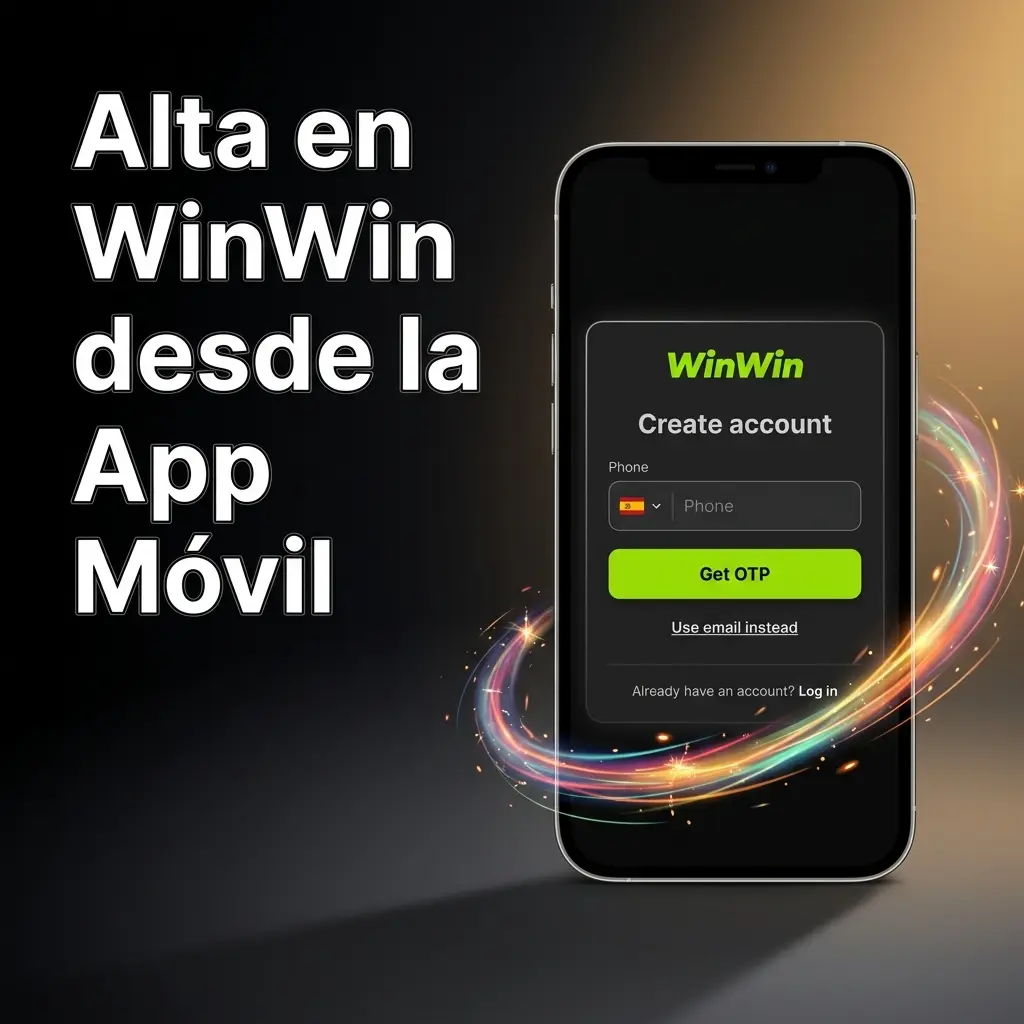 Registro en WinWin desde la app móvil en iOS y Android con formulario, Google o Facebook