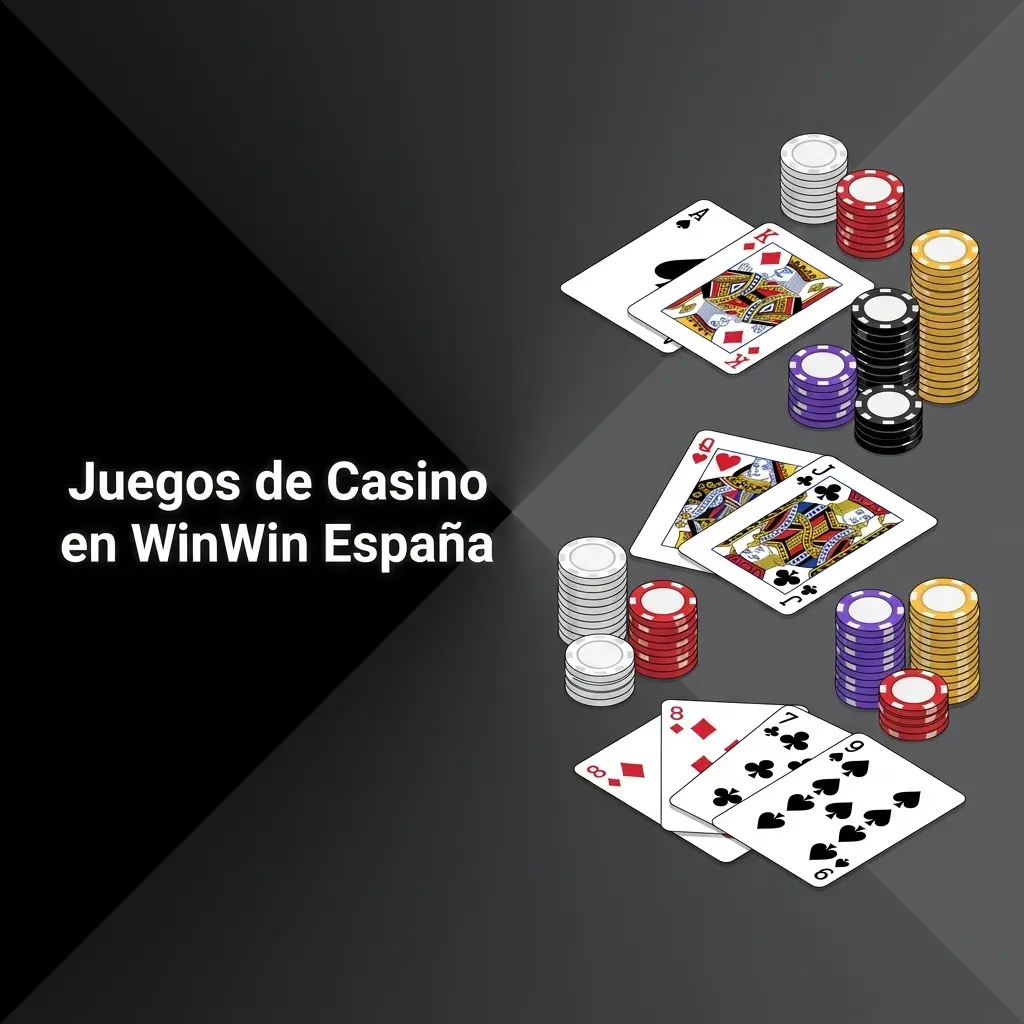 Juegos de casino en WinWin España: tragaperras, ruleta, blackjack, baccarat, póker y más de 1.000 títulos