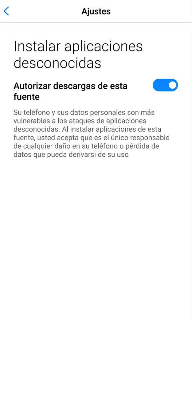 Configura los permisos de tu dispositivo para la aplicación WinWin.